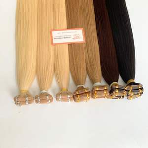 Oferta: Cabello Remy 12A, Doble Trama, Rubio, Extensiones de Cabello Humano Virgen 100% Natural, Liso Sedoso, Origen Vietnamita - Product Image 6