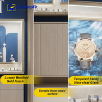 Vitrine de luxe en verre pour montres, présentoir pour bijoutiers, armoire de rangement pour boutique de montres