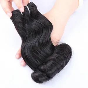 Nouvelle Collection Super Doux Brillant Oeuf Curl Extensions de Cheveux Un Donateur Bleach Jusqu'à 613 Couleur Bundles Cheveux Humains Perruque Naturelle - Product Image 2