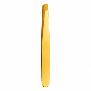Pince à épiler sourcils ASB la plus vendue, de haute qualité, à pointe inclinée, en acier inoxydable, durable, légère et précise pour l'épilation - Product Image 1