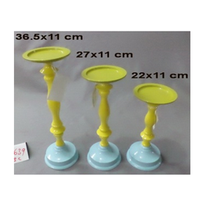 Ensemble de bougeoirs de Noël sans flamme colorés, base en forme de cœur, décoratifs, multicolores, en aluminium, faits à la main, décoration d'intérieur, centre de table - Product Image 6