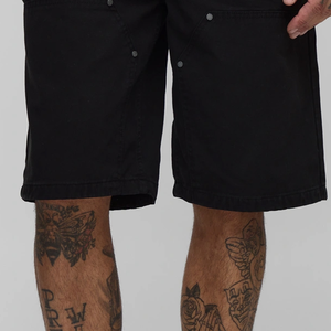 Pantalones Cortos de Cuero para Hombre de Alta Calidad, Casuales, Transpirables, con Estampado de Letras, Hasta la Rodilla, Ideales para Viajar, Precio al por Mayor - Product Image 2