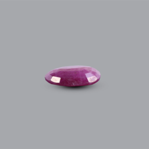 African Ruby 4.35 Carat Loose Oval Cabochon Gemstone for Fine Jewelry - Product Image 3