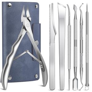 Kit d'outils de pédicure de haute qualité pour ongles incarnés et extracteurs, outils de pédicure pour les pieds en acier inoxydable, outil à double extrémité pour ongles incarnés - Product Image 1