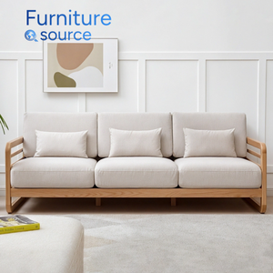 Ensemble de canapés sectionnels modernes de luxe, confort élégant de qualité supérieure pour la relaxation dans le salon, fabriqué traditionnel du Vietnam - Product Image 3