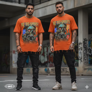 T-shirt Oversize Lourd Rexfit Sports, Personnalisable, Style Streetwear, Impression Numérique, Coton - Product Image 3