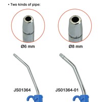 Pistolet à air ergonomique à double buse coudée, réglable, haute pression, entrée 1/4 pouce PT, en plastique POM – Créez votre marque