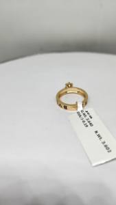 แหวนเพชร JC ดีไซน์หรูหรา ทอง 9K สำหรับสุภาพสตรี เพชรธรรมชาติ 0.19 กะรัต สี HI ความสะอาด SI ชุบโรเดียม รับรองโดย IGI คุณภาพพรีเมียม - Product Image 4