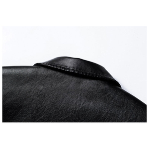 Men's <b>Winter</b> Genuine Cowhide <b>Leather</b> <b>Jackets</b> with Zipper Front Biker Design Waterproof & Breathable Streetwear Clothing - Product Image 6