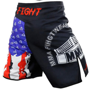 Shorts MMA pour hommes en gros, haute qualité, 100% Spandex/Polyester, respirants, séchage rapide, pour la gym et le combat, avec poches, shorts MMA personnalisés - Product Image 3