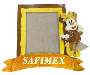 Marcos de Madera para Fotos, Intarsia, Artesanía en Madera Hecha a Mano, Alta Calidad, Duraderos, 15x20cm, Fábrica en Vietnam, Diseño Personalizado - Product Image 1