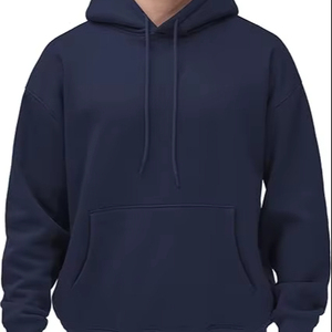 Manufacture Cotton 100% Fleece Drop Shoulder <b>Hoodies</b> Pullover Unisex Custom Heavyweight Regular Fit Embroidery Pocket Sweatshirt - Product Image 6