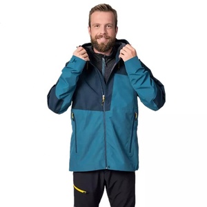 Unisex Waterproof Windproof Hooded Puffer Jacket Shell Breathable Quick Dry Nylon Spring Outdoor <b>Rain</b> <b>Coat</b> - Product Image 5