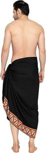 Sarong de plage en coton pour homme, vêtement de plage pour les vacances d'été - Product Image 2