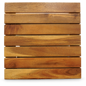 Soporte para Macetas con Ruedas, de Madera de Acacia, Ecológico, Duradero, Ligero, Biodegradable, con Ruedas Suaves, Capacidad de 150 kg, para el Hogar - Product Image 1