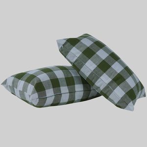 100% Cotton Woven Checker Decorative Cushion <b>Covers</b> Thick Checkered Throw Pillow <b>Covers</b> - Product Image 2