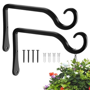 Metal Hanging Plant Bracket <b>Hook</b> - Wholesale <b>Garden</b> Wall Mount Hardware - Product Image 2