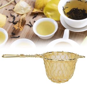 <b>Tea</b> Infuser Fine Mesh <b>Tea</b> Strainer with Handle Metal Loose Leaf <b>Tea</b> Filter Steeper Reusable <b>Tea</b> <b>Maker</b> Brewing Tool - Product Image 4