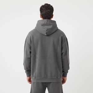 Custom Logo Oversize 400gsm Heavy Weight Fleece Hoodies for Men Style with Embroidery for Winter Hoodies Sweatshirts <b>Jumpers</b> - Product Image 3
