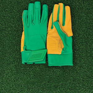 Guantes de Bateo de Béisbol y Sóftbol Personalizados de la Mejor Calidad para Hombre, Diseño Profesional de Puño Corto - Product Image 3