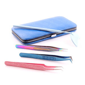 Pinzas de Acero Inoxidable Antiestáticas de Precisión Duraderas de Venta Caliente con Mango de Espejo Personalizable – Esencial de Belleza - Product Image 1