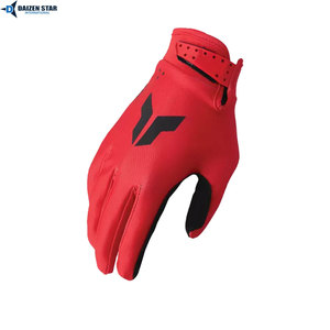 Motocross <b>Gloves</b> Breathable Anti-Slip <b>Touch</b> Screen Polyester Organic Leather Hook Loop Closure Unisex for Bike Motorcycle - Product Image 4