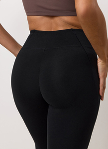 Pantalon de yoga personnalisé pour femme, séchage rapide, longueur cheville, pour le sport, le fitness en extérieur, la course, l'équitation, l'été, anti-plis - Product Image 2