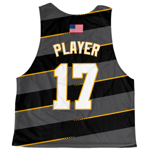 Chalecos de Lacrosse Personalizados con Logotipo, MOQ Bajo, Reversibles, de Secado Rápido, Tela Inteligente 100% Poliéster, para Entrenamiento y Partidos - Product Image 2