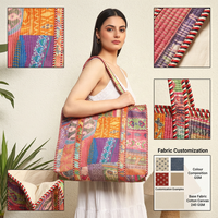 Sac fourre-tout en toile de coton pour femmes, 240 GSM, impression numérique, design multicolore, logo personnalisé, marque privée, vente en gros