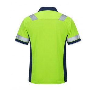 เสื้อโปโลลำลองสำหรับผู้ชายแขนสั้นคอปกเสื้อทำงานผ้าเนื้อนุ่มสวมใส่สบายชุดยูนิฟอร์มสำนักงาน - Product Image 2