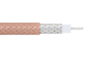 Cable Coaxial RG178, Blindaje Trenzado de Cobre Estañado, Conductor de Cobre Sólido, Color Marrón - Product Image 2