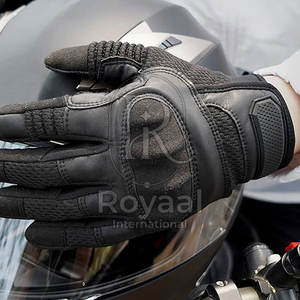 ถุงมือมอเตอร์ไซค์หนังคุณภาพสูง สำหรับขับขี่ แข่งรถ ปลอดภัย รองรับหน้าจอสัมผัส มีจำหน่าย - Product Image 4