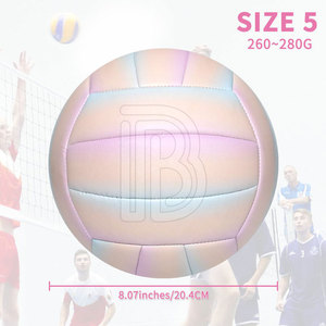Ballon de volley-ball Soft Touch, cuir composite durable, taille officielle, pour entraînement et compétition en intérieur et en extérieur - Product Image 2