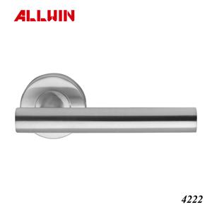 Poignée de porte à levier en acier inoxydable au design moderne avec serrure pour hôtels, pour application sur fenêtre - Product Image 6