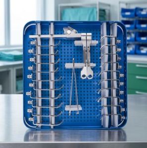 Ensemble d'instruments chirurgicaux orthopédiques en acier inoxydable réutilisable Classe I à alimentation manuelle Détenseur et rétracteur cervical - Product Image 3