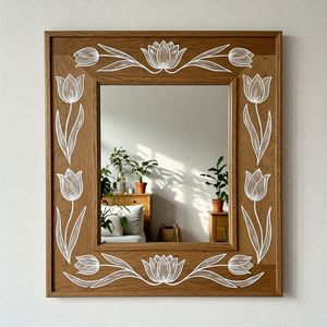 MDF Resin <b>Frame</b> Moroccan Pattern Horizontal Photo <b>Frame</b> Blue White Bone Inlay Polished Handmade Eco-Friendly Tabletop India - Product Image 6