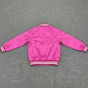 Chaquetas Varsity de Satén de Alta Calidad para Mujer, Logotipo Bordado e Impreso Personalizado, Transpirables y a Bajo Precio, Chaqueta Varsity para Mujer - Product Image 3