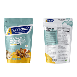 Chips de Hongo Ostra Fritos al Vacío, Refrigerio Saludable de Vegetales con Sabor a Huevo Salado, Proveedor OEM de Vietnam - Paquete de 40g - Product Image 2