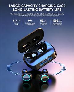 <b>Wireless</b> Earbuds In-Ear for 5.3 ANC Noise Cancelling <b>Mic</b> IPX7 Waterproof LED Display Type-C Charging Low Latency HiFi - Product Image 2