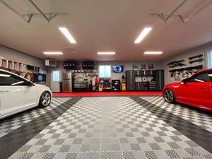 Garage modulaire moderne de 20-40 pieds pour 234 places de <span class=keywords><strong>stationnement</strong></span> de véhicules, entrepôt avec porte à enroulement pour garage familial indépendant - Product Image 3