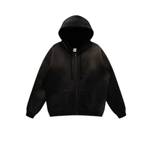 Sudadera con Capucha de Felpa Francesa Gruesa Vintage, 100% Algodón, Antiarrugas, con Bolsillo y Bordado Personalizado para Hombre - Product Image 3