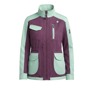 <b>Women</b> <b>Utility</b> <b>Jacket</b> Lightweight Zip Front Comfortable Fit Useful Pocket Details Simple Outer Layer For Work And Street Wear - Product Image 5