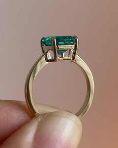 แหวนแต่งงานขายส่งจากโรงงาน เครื่องประดับเงินแท้ 925 ประดับมอสซาไนต์และไพลิน แหวนหมั้นฮิปฮอป มอสซาไนต์คุณภาพ VVS - Product Image 3