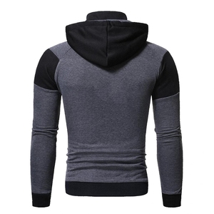 Chándal con Capucha para Hombre, Diseño Color Block, Poliéster y Algodón, Estilo Casual, Corte Regular, con Bolsillos Laterales, Estilo Otoñal, Chándal para Hombre 2026 - Product Image 5