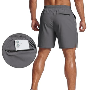 Pantalones Cortos Casuales de Algodón para Hombre, Lisos, con Cintura Elástica, Cómodos para el Verano, con Logotipo Personalizado, OEM, al por Mayor - Product Image 4