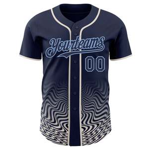 <b>Athletic</b> Baseball Team Uniform Breathable Quick Dry Polyester Custom Embroidery Screen Print Heat Transfer Print Sports Jersey - Product Image 2