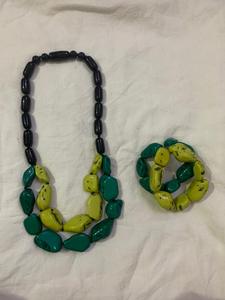 Handcrafted Custom Trendy Party Best Quality High Polished Resin <b>Beads</b> <b>Necklace</b> for Unisex From India - Product Image 5