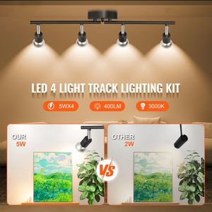 Kit di illuminazione a LED a 4 luci con faretto da soffitto COB da 30W e bracci orientabili da 63 cm, certificato SAA - Product Image 2