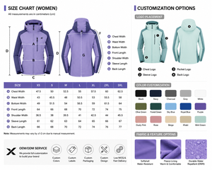 Chaqueta Softshell con Capucha para Mujer X Sports City, Cierre de Cremallera de Manga Larga, Color Sólido, Impermeable, Resistente al Viento, Ropa de Exterior OEM/ODM - Product Image 5