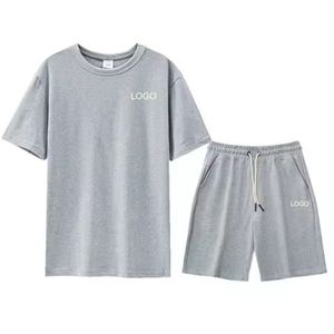 Conjunto Deportivo para Hombre, Camiseta y Pantalones Cortos, para Gimnasio, Entrenamiento, Ropa Deportiva, Secado Rápido, Personalización de Marca - Product Image 2